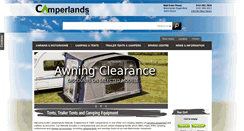 Desktop Screenshot of camperlands.co.uk